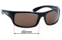 Sunglass Fix Replacement Lenses for Serengeti Giotto  - 65mm Wide 