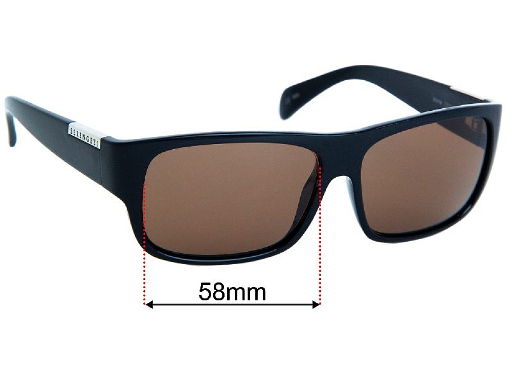 Sunglass Fix Replacement Lenses for Serengeti Monte - 58mm Wide Sunglass Fix Replacement Lenses for Serengeti Monte - 58mm Wide