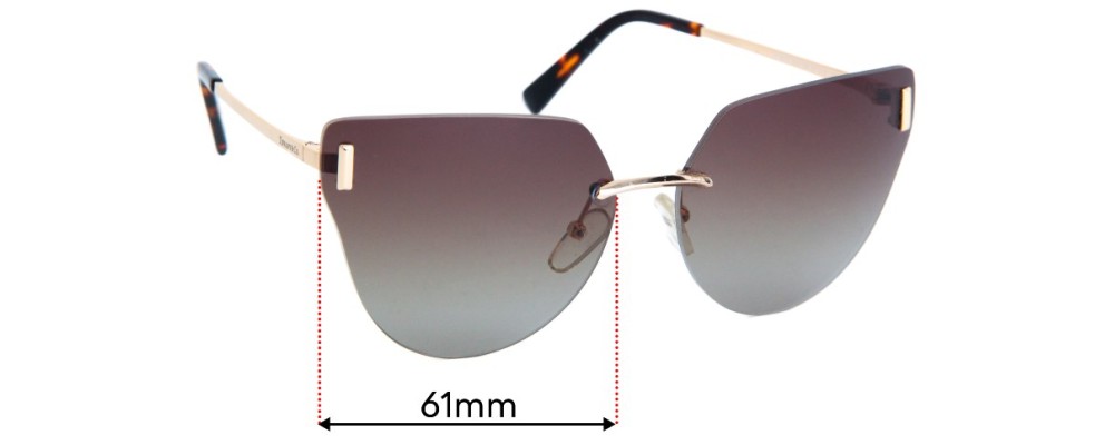 Sunglass Fix Replacement Lenses for Tiffany & Co TF3070 - 61mm Wide