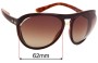 Sunglass Fix Replacement Lenses for Tom Ford Milo TF73 - 62mm Wide 