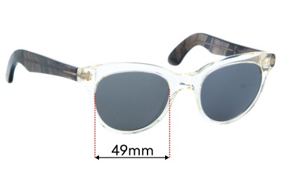 Sunglass Fix Replacement Lenses for Tom Ford TF5378 - 49mm Wide 