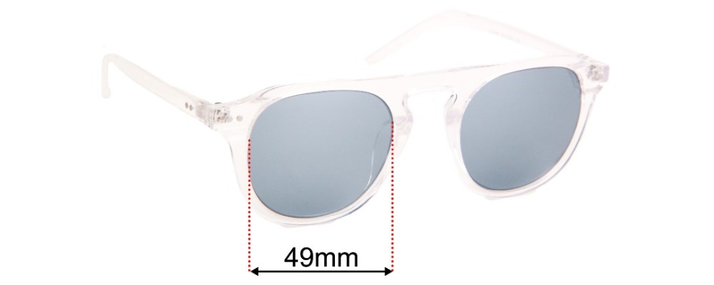 Z3394 Replacement Sunglass Lenses - 49mm Wide