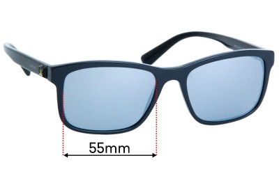 Sunglass Fix Replacement Lenses for Versace MOD 3253 - 55mm Wide 