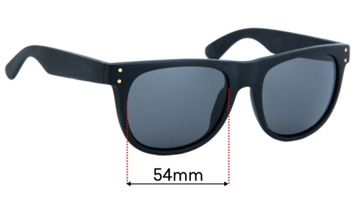 Sunglass Fix Replacement Lenses for Zeal Ace  - 54mm Wide 