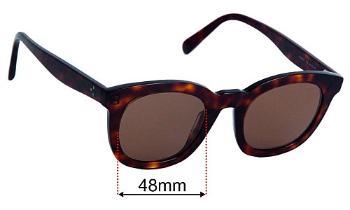 Celine CL 5004IN Replacement Lenses 48mm wide 