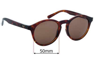 Maui Jim MJ784 Pineapple Replacement Lenses 50mm wide 