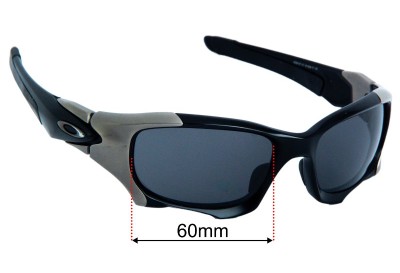 Oakley Pit Boss II OO9215 Verres de Remplacement 60mm wide 