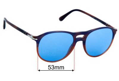 Persol 3202-V Replacement Lenses 53mm wide 