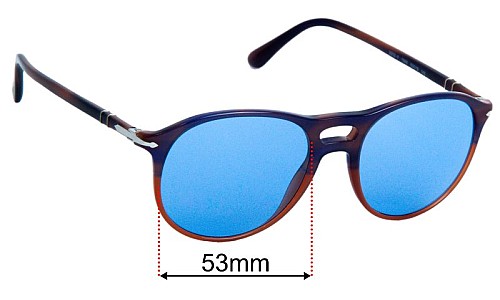 Persol 3202-V Replacement Lenses 53mm wide 