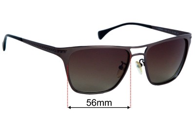 Police Guardian 2 S8751 Verres de Remplacement 56mm wide 