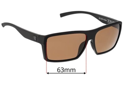 Twice Eclipse Replacement Lenses 63mm wide 