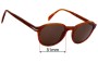 Sunglass Fix Ersatzgläser für David Beckham DB 1044/S - 51mm Wide 