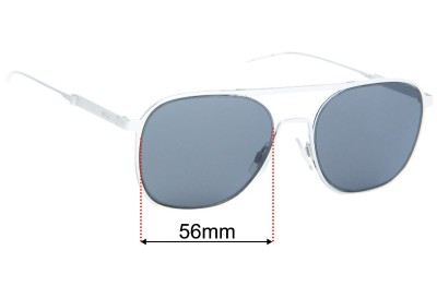 Hugo Boss HG Sun Rx 05 Replacement Lenses 56mm wide 