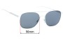 Sunglass Fix Replacement Lenses for Hugo Boss HG Sun Rx 05 - 56mm Wide 