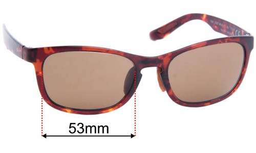 Sunglass Fix Replacement Lenses for Maui Jim MJ431 Front Street - 53mm Wide 