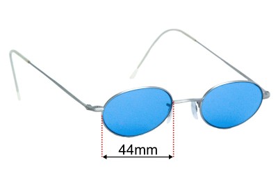 Oliver Peoples OP-587 Replacement Lenses 44mm wide 