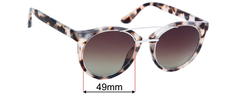 Sunglass Fix Replacement Lenses for Seed Heritage Mix - 49mm Wide