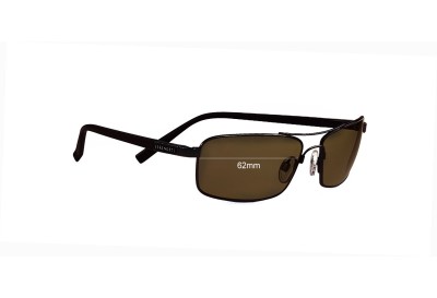 Sunglass Fix Replacement Lenses for Serengeti Levanto  62mm wide 