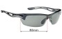 Sunglass Fix Replacement Lenses for Bolle Bolt - 80mm Wide 