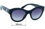 Sunglass Fix Replacement Lenses for Chanel 5371-A - 52mm Wide 