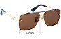 Sunglass Fix Verres de Remplacement pour Dita Mach Six - 62mm Wide 