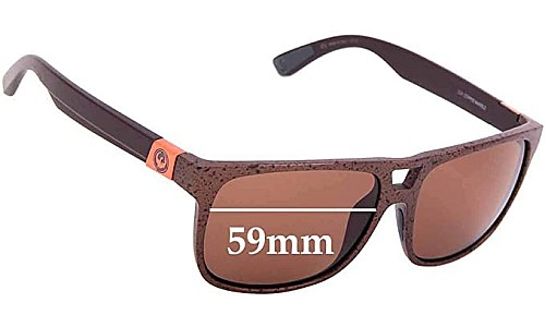 Dragon Roadblock Sunglasses Replacement Lenses 59mm Wide 