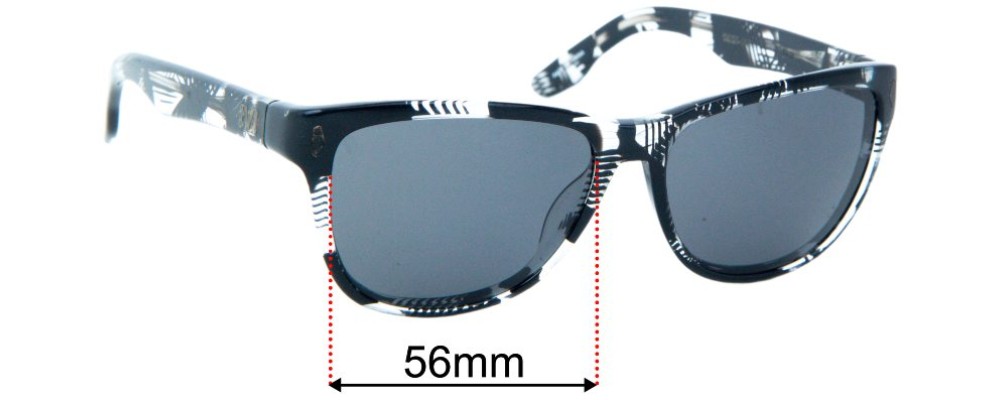 Sunglass Fix Replacement Lenses for IVI Vision Dazzle - 56mm Wide