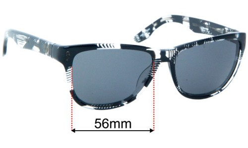 Sunglass Fix Replacement Lenses for IVI Vision Dazzle - 56mm Wide 