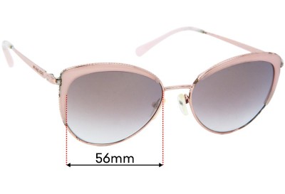 Michael Kors MK1046 Key Biscayne Replacement Lenses 56mm wide 