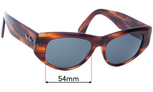 Ray-Ban Dekko Lentilles de Remplacement 54mm wide 