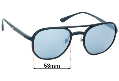 Ray Ban RB4321-CH Chromance Replacement Lenses 53mm wide 