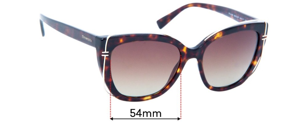 Sunglass Fix Replacement Lenses for Tiffany & Co TF4148 - 54mm Wide
