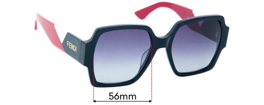 Fendi FF 1098 56mm Replacement Lenses - by Sunglass Fix