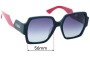 Sunglass Fix Replacement Lenses for Fendi FF 1098 - 56mm Wide 