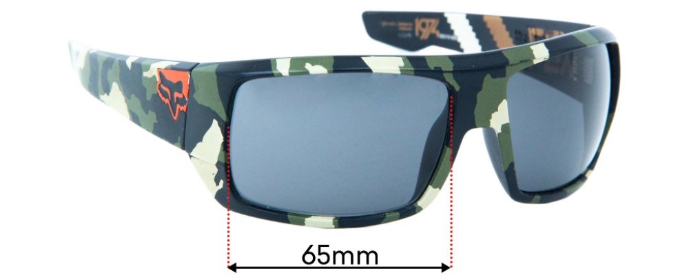 Fox The Redeem Replacement Sunglass Lenses - 65mm Wide