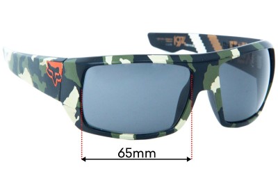 Fox Racing The Redeem Replacement Lenses 65mm wide 