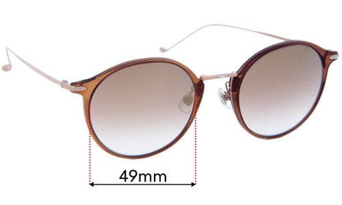 Sunglass Fix Replacement Lenses for Jins Eevee - 49mm Wide 