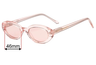 Lu Goldie Sylvie Replacement Lenses 46mm wide 