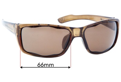 Native Wazee Replacement Sunglass Lenses - 66mm wide 