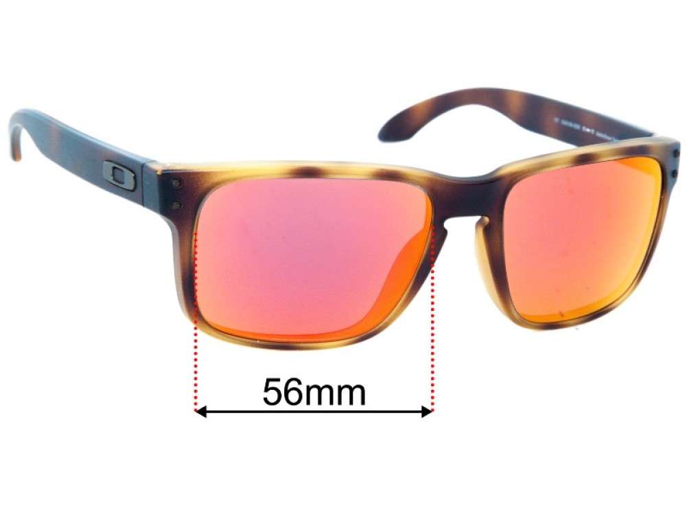 Sunglass Fix Ersatzgläser für Oakley Holbrook Rx OX8156 - 56mm Wide Sunglass Fix Ersatzgläser für Oakley Holbrook Rx OX8156 - 56mm Wide