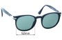 Sunglass Fix Replacement Lenses for Persol 3157-S - 52mm Wide 