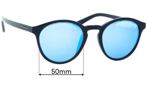 Sunglass Fix Replacement Lenses for Polaroid PLD 6013/S - 50mm Wide 