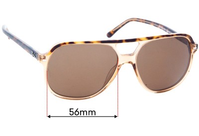 Ray Ban RB2198 Bill Replacement Lenses 56mm wide 