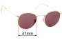 Sunglass Fix Replacement Lenses for Ray Ban RB3447 - 47mm Wide 