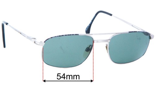 Sunglass Fix Replacement Lenses for Specsavers Benjy - 54mm Wide 