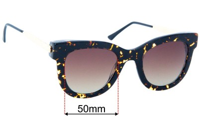 Thierry Lasry Sexxxy 381 Replacement Lenses 50mm wide 