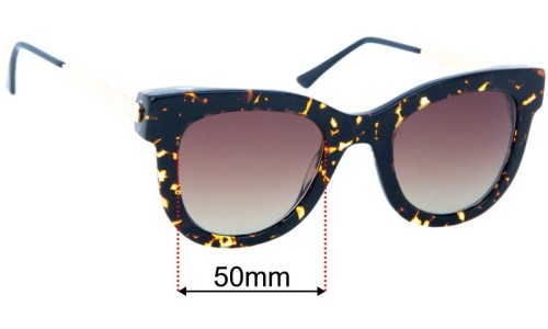 Sunglass Fix Replacement Lenses for Thierry Lasry Sexxxy 381 - 50mm Wide 