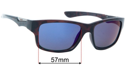 Sunglass Fix Replacement Lenses for Timberland TB9078 - 57mm Wide 