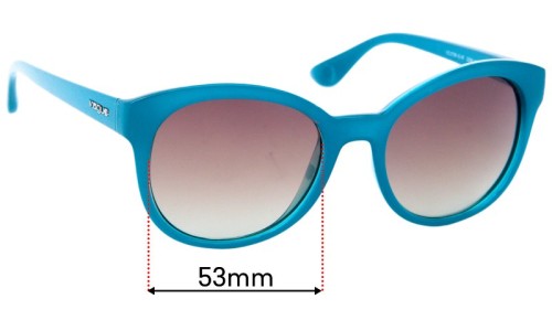 Sunglass Fix Replacement Lenses for Vogue  VO2795-S - 53mm Wide 