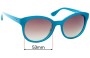 Sunglass Fix Replacement Lenses for Vogue VO2795-S - 53mm Wide 